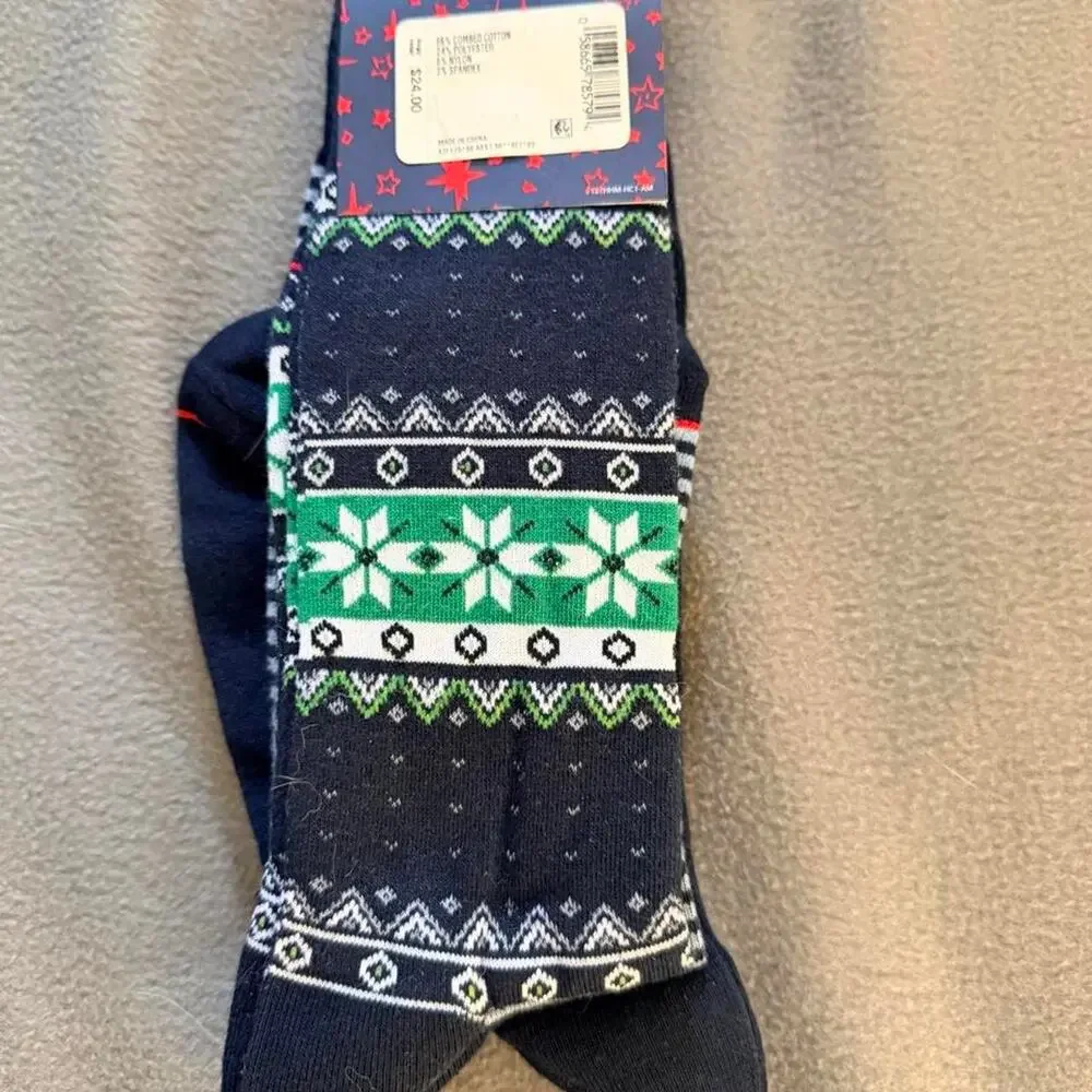 Tommy hilfiger blue pattern 3 pair